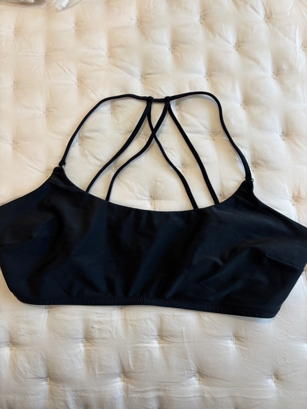 Abercrombie & Fitch Black Strappy Bikini Top
